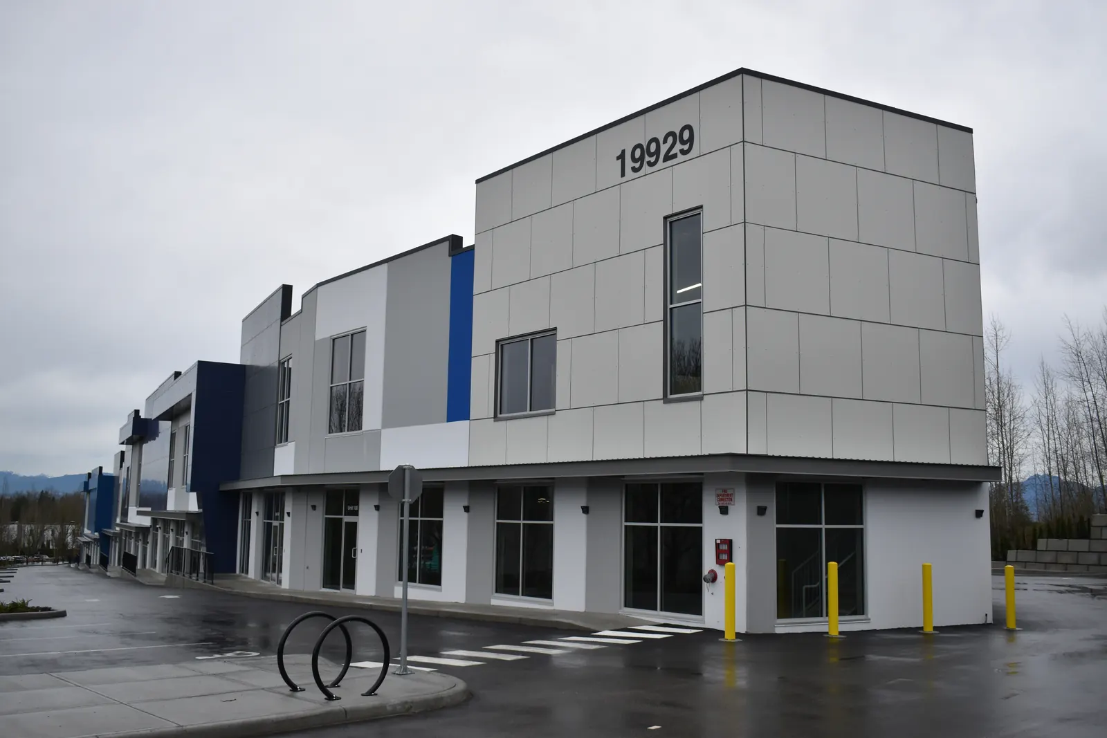 Gateway 9/10: commercial exterior cladding in Langley, BC by L2 Group — ACM & composite panels